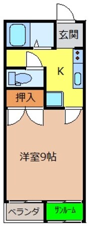 マンションエミネントの物件間取画像